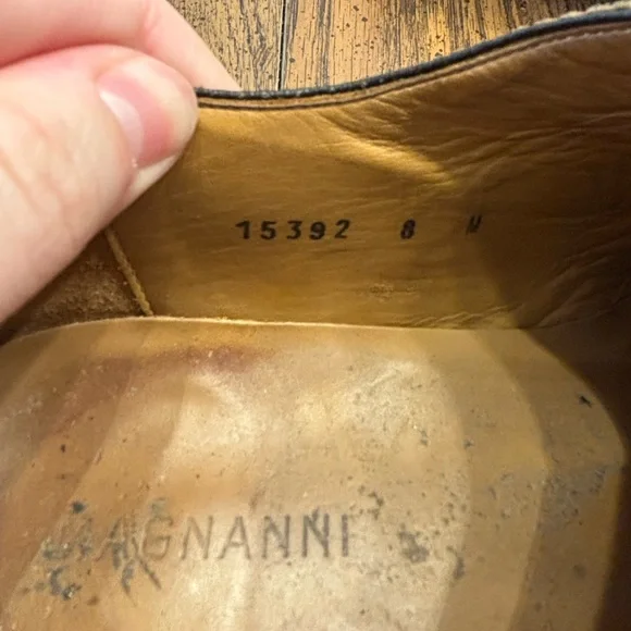 Men’s Magnanni monk strap dress shoes size 8 - Picture 7 of 8